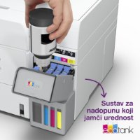 Multifunkcijski printer EPSON EcoTank L6376, printer/scanner/copy, 4800 x 1200, USB, LAN, WiFi, bijeli
