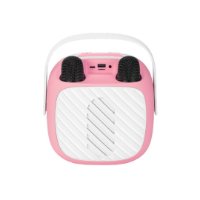 Zvučnik VIVAX BS-20 Duo Pink, BT, USB, AUX, karaoke, 20W, rozi