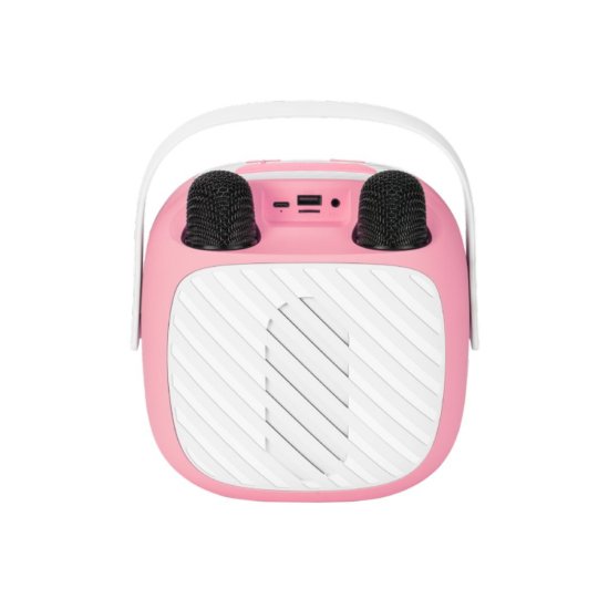 Zvučnik VIVAX BS-20 Duo Pink, BT, USB, AUX, karaoke, 20W, rozi