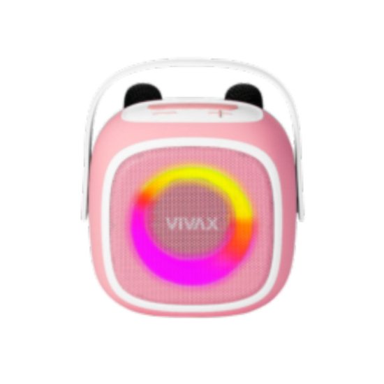 Zvučnik VIVAX BS-20 Duo Pink, BT, USB, AUX, karaoke, 20W, rozi