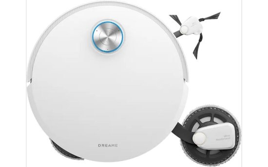 Robotski usisavač DREAME X60 Pro Ultra Complete sa stanicom za samopražnjenje, bijeli