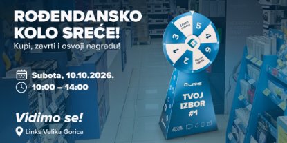 Prikažite detalje za Kolo sreće u poslovnici Links Trešnjevka!