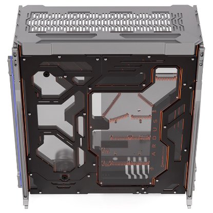 Kućište SINGULARITY COMPUTERS Spectre 3.0, E-ATX, prozor, kaljeno staklo, srebrno, bez napajanja