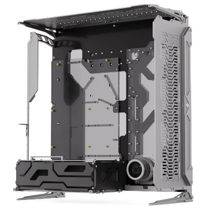 Kućište SINGULARITY COMPUTERS Spectre 3.0, E-ATX, prozor, kaljeno staklo, srebrno, bez napajanja