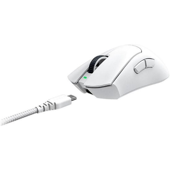 Miš RAZER DeathAdder V3 Pro, optički, 30000dpi, bežični, USB, bijeli