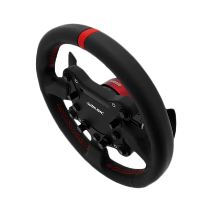 Volan SIMAGIC GTS, Gaming, PC, 300 mm, kožni, crni