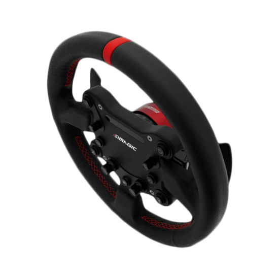 Volan SIMAGIC GTS, Gaming, PC, 300 mm, kožni, crni
