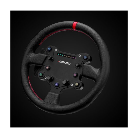 Volan SIMAGIC GTS, Gaming, PC, 300 mm, kožni, crni
