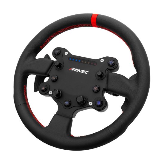 Volan SIMAGIC GTS, Gaming, PC, 300 mm, kožni, crni