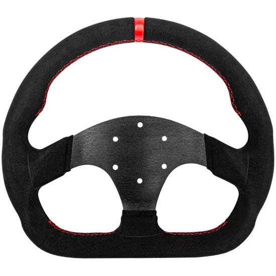 Volan SIMAGIC P-325D, Gaming, PC, 325 mm, Alcantara, crni