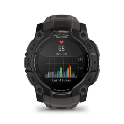 Pametni sat GARMIN Instinct 3 Amoled 50mm, GPS, HR, pametne obavijesti, crni