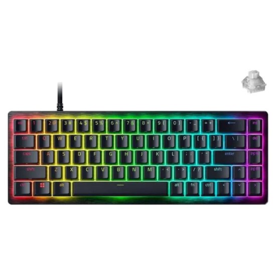 Tipkovnica RAZER HUNTSMAN V3 HE MAGNETIC MINI 65, RGB, mehanička, US Layout, crna, USB