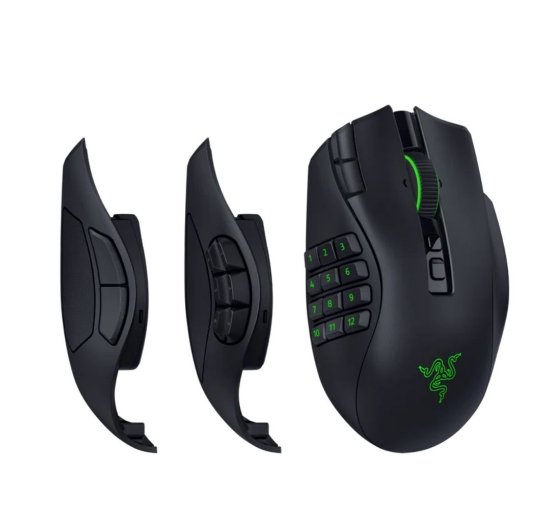 Miš RAZER NAGA V3 PRO, bežični, 50000dpi, crni