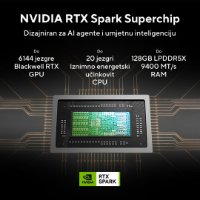 Laptop ASUS ProArt P16 H7607BA-SE004X / NVIDIA RTX Spark N1X, 64GB, 1000GB SSD, NVIDIA Blackwell RTX GPU, 16" UHD+ OLED Touch, Windows 11 Pro, crni
