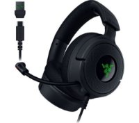 Slušalice RAZER KRAKEN V4 X, RGB, žične, USB, crne
