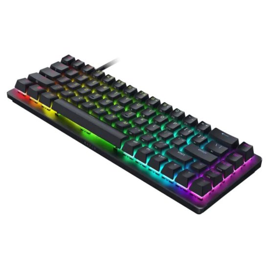 Tipkovnica RAZER HUNTSMAN V3 HE MAGNETIC MINI 65, RGB, mehanička, US Layout, crna, USB
