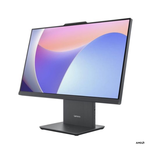 Računalo AiO LENOVO IdeaCentre AIO 24ARR9 F0HR00CSSC / 23,8" FHD IPS, Ryzen 5 7533HS, 16GB, 512GB SSD, Radeon 660M, WiFi, tipkovnica, miš, FreeDOS, sivo