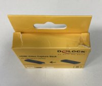 OPEN BOX - Adapter DELOCK, USB-C (M) na HDMI (Ž) Video Capture, 4K 30Hz, crni
