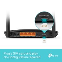 Router TP-LINK Archer MR600 V2, 802.11a/b/g/n/ac, 4G+ SIM, Dual Band Gigabit Archer MR600 router, 3 x 10/100/1000 LAN + 1 x 10/100/1000 WAN + 1 x 4G SIM, 2 antene, bežični
