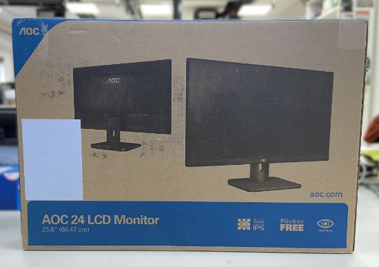 RABLJENI - Gaming monitor 23,8" AOC Q24G4RE, QHD, IPS, 180Hz, 1ms, 300cd/m2, G-Sync, FreeSync, crni