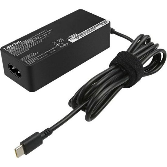 RABLJENI - Punjač za prijenosnik LENOVO 4X20M26272, 65W, USB-C, 100-240 V, crni