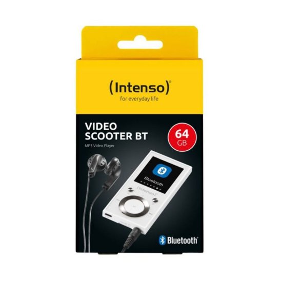 MP3 player INTENSO Video Scooter BT, 64GB, bijeli