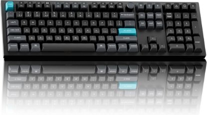 Tipkovnica KEYCHRON Q6 Ultra, RGB, Silk POM Red Switch, UK Layout, bežična, crna