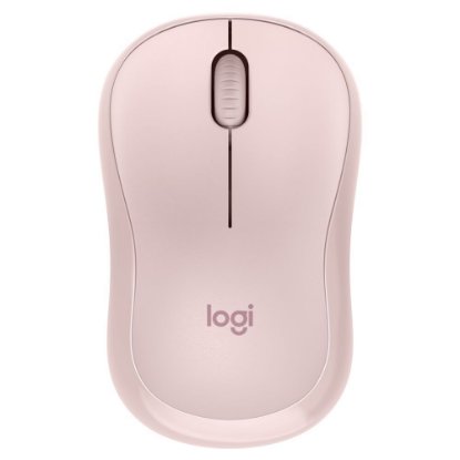 Miš LOGITECH M240 Silent, optički, bežični, Bluetooth, rozi