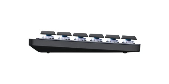 Tipkovnica LOGITECH MX Mechanical Clicky, bežična, BT, crna