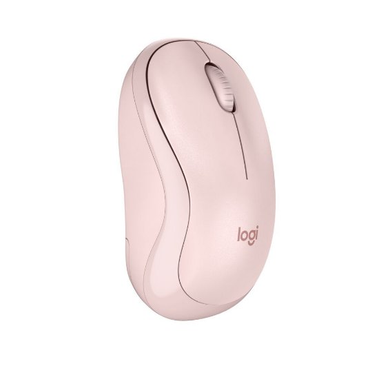 Miš LOGITECH M240 Silent, optički, bežični, Bluetooth, rozi