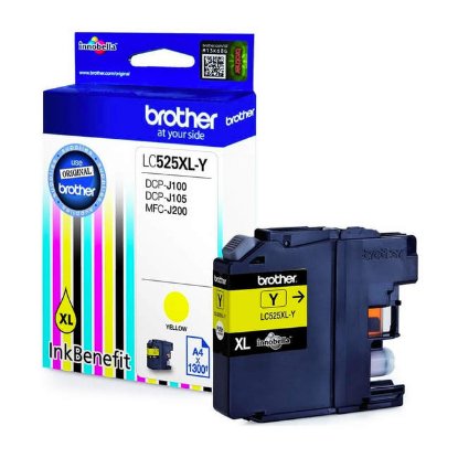 Tinta BROTHER LC-525XL yellow, za MFC-J200, DCP - J100, J105