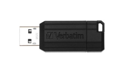 Memorija USB FLASH DRIVE 32 GB, VERBATIM, PinStripe, crni