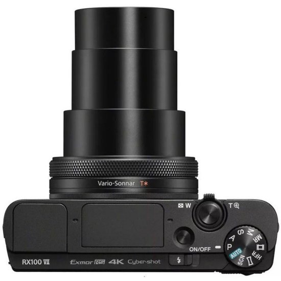 Digitalni fotoaparat SONY Cyber-shot DSC-RX100 VIIA, 20,1 Mp, 4K Ultra HD, crni