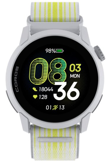 Pametni sat COROS Pace 4, GPS, multisport, bijeli, najlonska narukvica