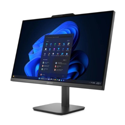 Računalo AiO LENOVO V105 24 13Q00007CR / 23,8" FHD IPS, AMD Ryzen 5 40, 16GB, 512GB SSD, Radeon 610M, WiFi, tipkovnica, miš, DOS, crno