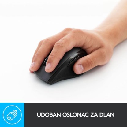 Miš LOGITECH M705, laserski, bežični, USB, sivi