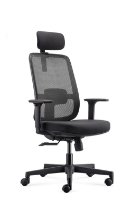 IZLOŽBENI - Ergonomska uredska stolica ERGOVISION Ergo Basic 02, crna