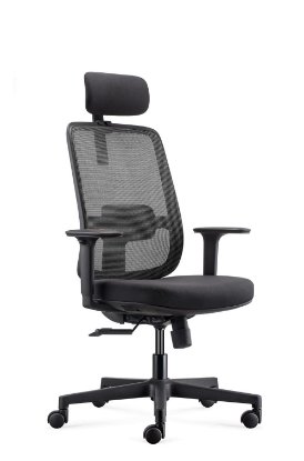 IZLOŽBENI - Ergonomska uredska stolica ERGOVISION Ergo Basic 02, crna