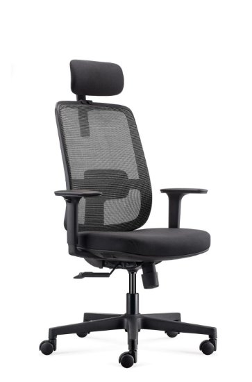 IZLOŽBENI - Ergonomska uredska stolica ERGOVISION Ergo Basic 02, crna