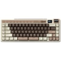 Tipkovnica ROYAL KLUDGE RK-M70, mehanička, Cream linear switch, bežična, US layout, smeđa