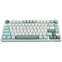 Tipkovnica ROYAL KLUDGE RK R75, mehanička, Brown switch, bežična, US layout, svijetlo plava