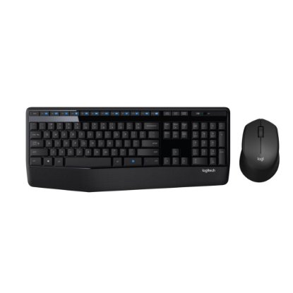 Tipkovnica + miš LOGITECH MK345 Wireless Combo, bežična, crna