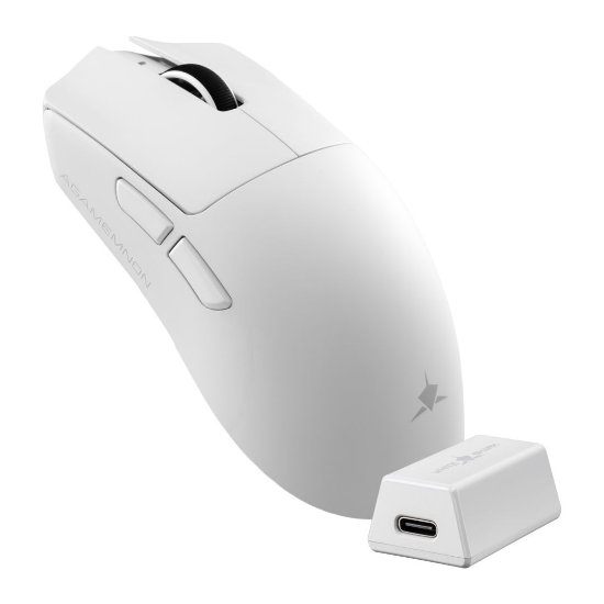 Miš WHITE SHARK Agamemnon WGM-9012, 30000dpi, optički, bežični/žičani, bijeli
