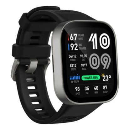 Sportski sat AMAZFIT Bip Max, GPS, pametne obavijesti, srebrni
