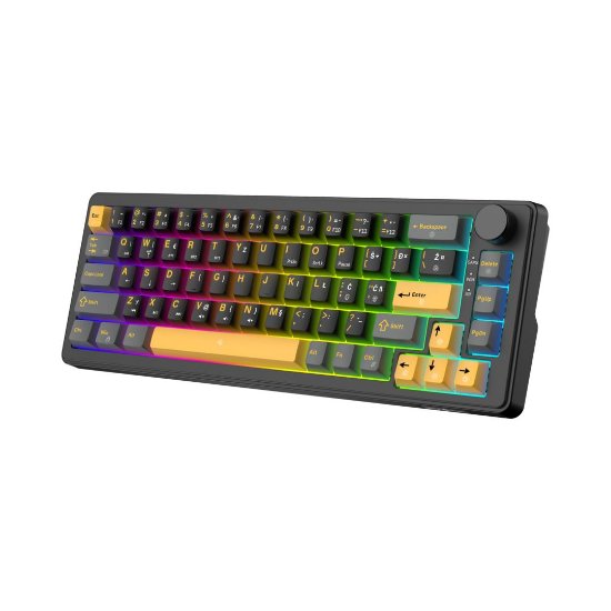 Tipkovnica WHITE SHARK GK-009152 Excalibur M, mehanička, gaming, HR, crna