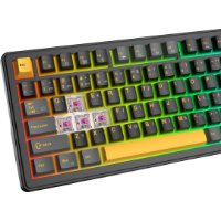 Tipkovnica WHITE SHARK Excalibur L GK-007152, RGB, crveni KTT Wine Red switch, mehanička, HR layout, crna, USB / 2,4GHz / BT