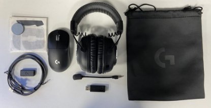 RABLJENI - Slušalice + miš LOGITECH G PRO X Lightspeed Combo, bežične, crne