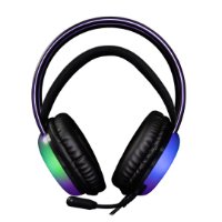 Gaming slušalice WHITE SHARK Peacock-2 GH-2444, žičane, 3,5 mm + USB, RGB, crne
