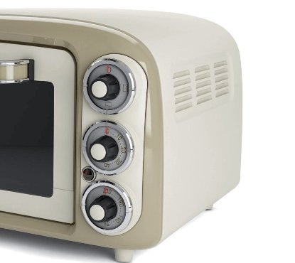 Mini pećnica ARIETE Vintage 979/03, 1380 W, 18 l, bež