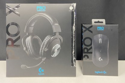 RABLJENI - Slušalice + miš LOGITECH G PRO X Lightspeed Combo, bežične, crne